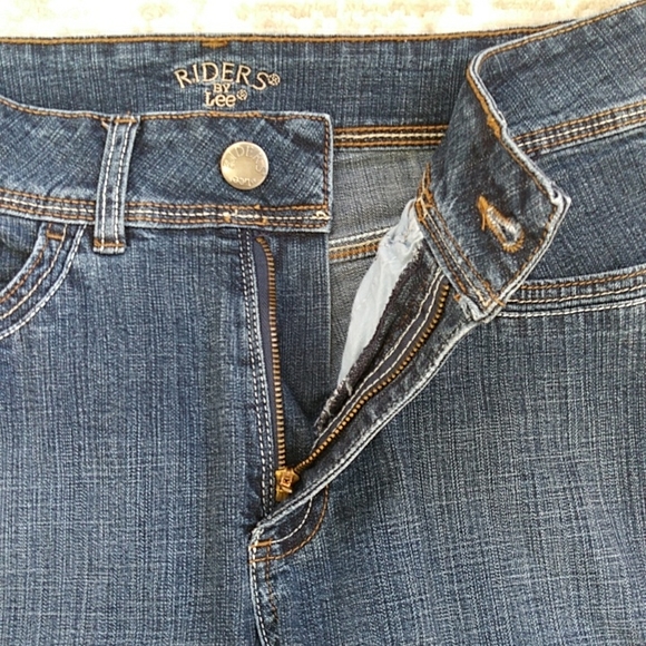 Riders by Lee Mid-Rise Boot Cut Jeans 10P Blue - Picture 12 of 16